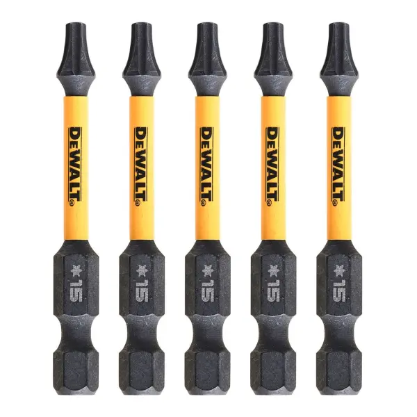DEWALT DT7394T Ακραία FLEXTORQ T15 Κεφαλές Βιδωτών - 57mm (5 τεμ.)