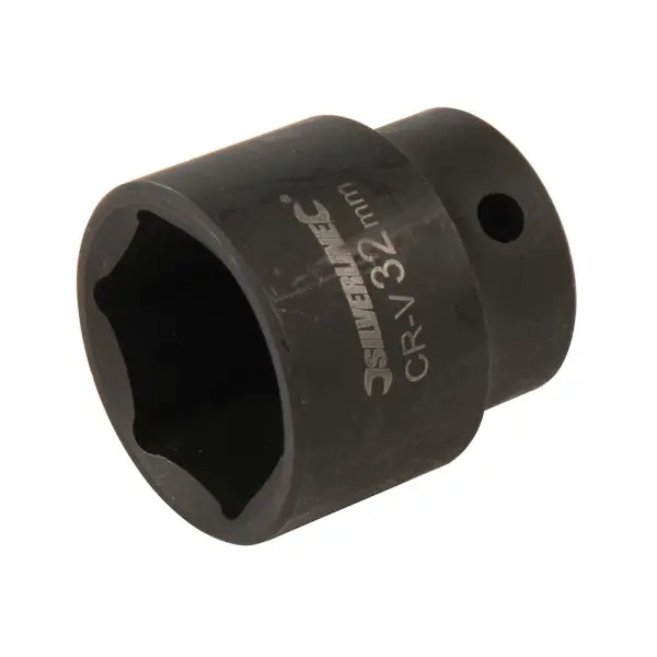 Silverline 1/2″ Drive Impact Socket 6-Point Metric 32mm