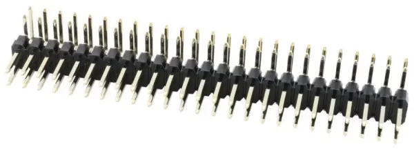 Multicomp Pro 2.54mm Pin Header, 2 Row, 50 Way, Right Angle