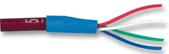 VAN DAMME Brown Ecoflex StarQuad Multicore LSZH Cable, 1 Pair, 100m