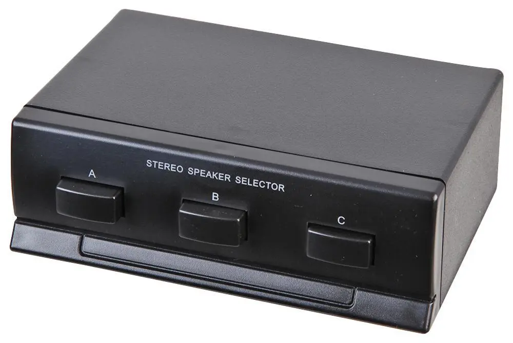 PRO SIGNAL 3-Way Speaker Switch, 50W RMS, Push Terminal