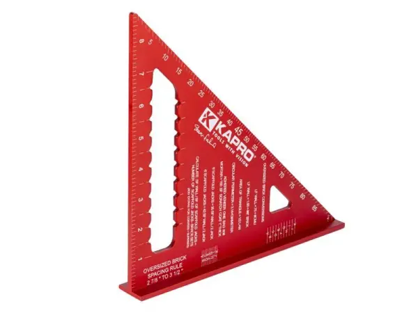 Kapro 447 Mason Square 9인치, 3가지 석공 스케일 포함