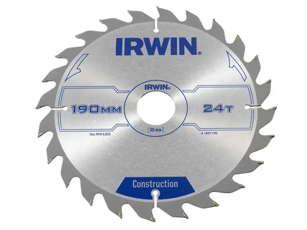 IRWIN Construction - Lann Chuair Ciorcláin 190mm x 30mm x 24T ATB