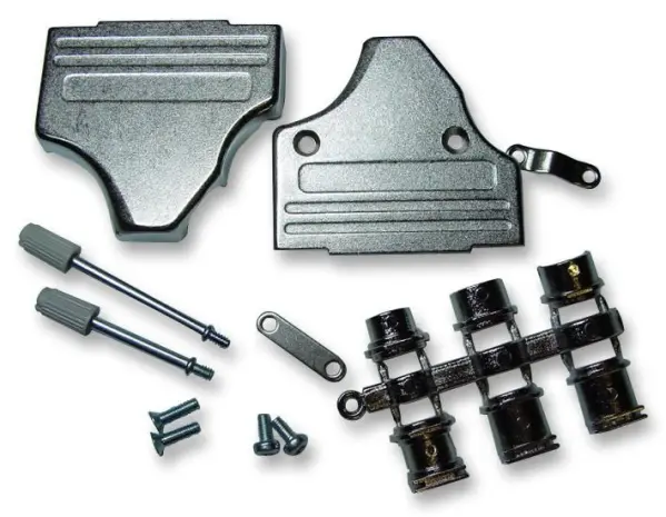 MH CONNECTORS Scocca Posteriore a 25 Vie in Zinco con Angolo 30°