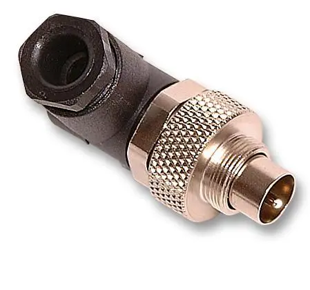 BINDER 712 Series 3-Way Pravý Úhel Zásuvka, Cínované Piny