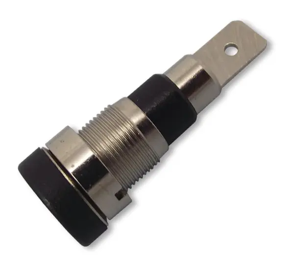 MULTICOMP - Υποδοχή Πάνελ 4mm, Μαύρη, 25A