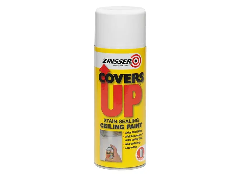 Zinsser CoversUp Aerosol Stain Blocker 400ml, White