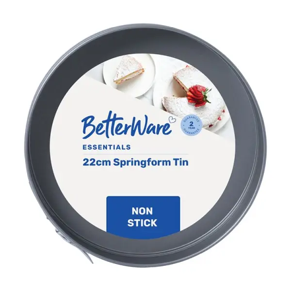 Betterware Essentials Spring Form Cake Tin, 22 cm