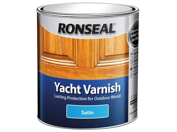 Ronseal Vernis Yacht Extérieur, Satin, 250ml