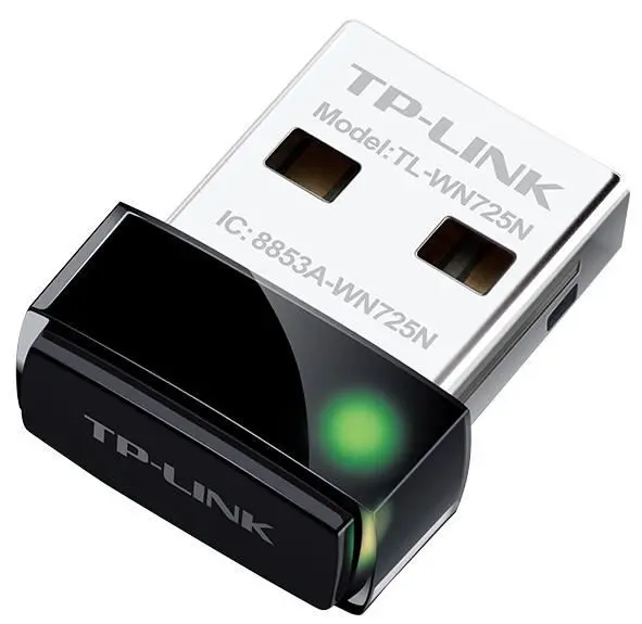 TP-LINK - 150Mb/s 無線N微型USB網絡接收器