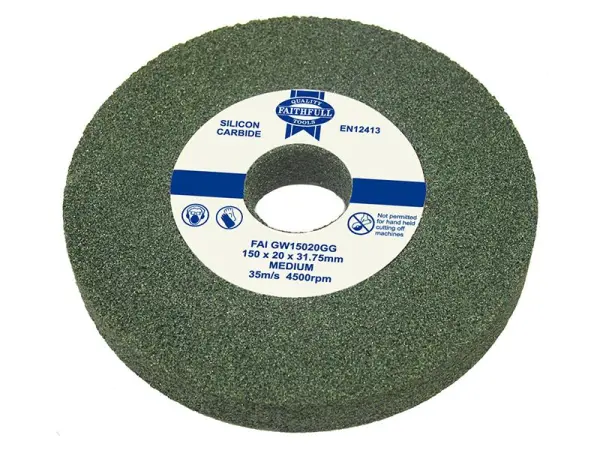 Faithfull Brusný kotouč Green Grit, 150 x 16 mm, na brusky