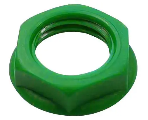 CLIFF ELECTRONIC COMPONENTS 너트, 그린, 10개입, 6.35mm