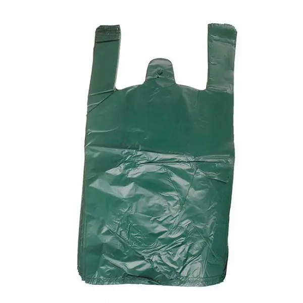 Vest Carrier Bags, Assorted Colours, 43x53cm, 25 Micron, Pack of 1000