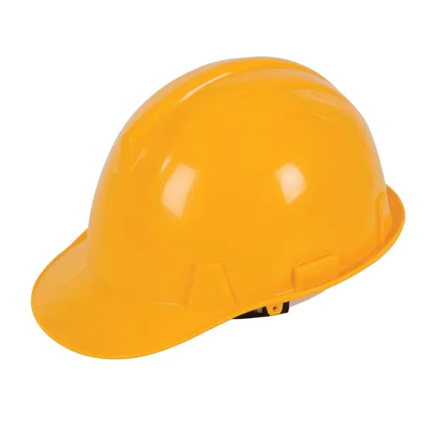 Silverline Safety Hard Hat, Yellow, ABS, EN 397