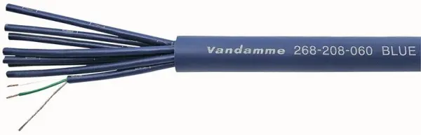 Van Damme Blue Series 8-Pair Multicore Cable, Per Metre
