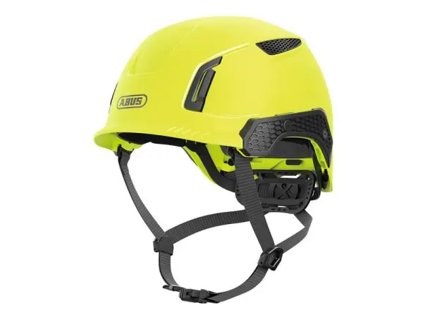 ABUS SPECTOR-E Non-vented Safety Helmet, Yellow, 53-63cm