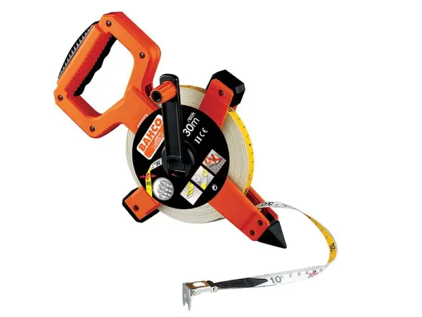 Bahco LTS オープンリール フィバーグラス巻尺 50m/165ft (13mm)