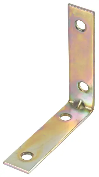 Duratool Zinc Plated Corner Braces 63mm (2.5”), Pack of 10