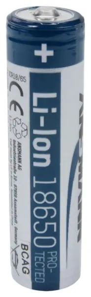 ANSMANN Bateria 18650 de Lítio 3.6V 2600mAh