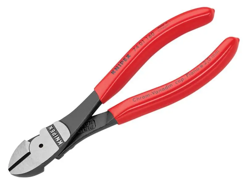 Knipex Pinces coupantes à haut bras de levier 160mm avec poignées PVC