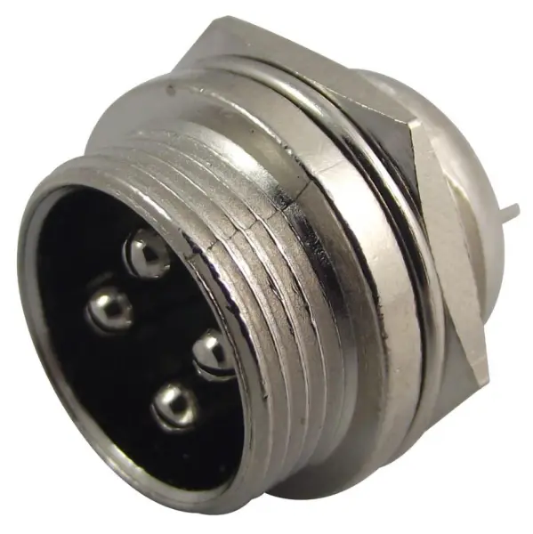 Cliff Electronic Components 4-Way Shielded Socket, Cliffcon ZC Series