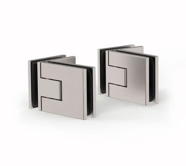 Bohle - Zawias Juna Glass-Glass 90° do drzwi prysznicowych - stal nierdzewna, k