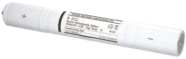YUASA YU-Lite bateria de emergência 4.8V 4Ah Ni-Cd