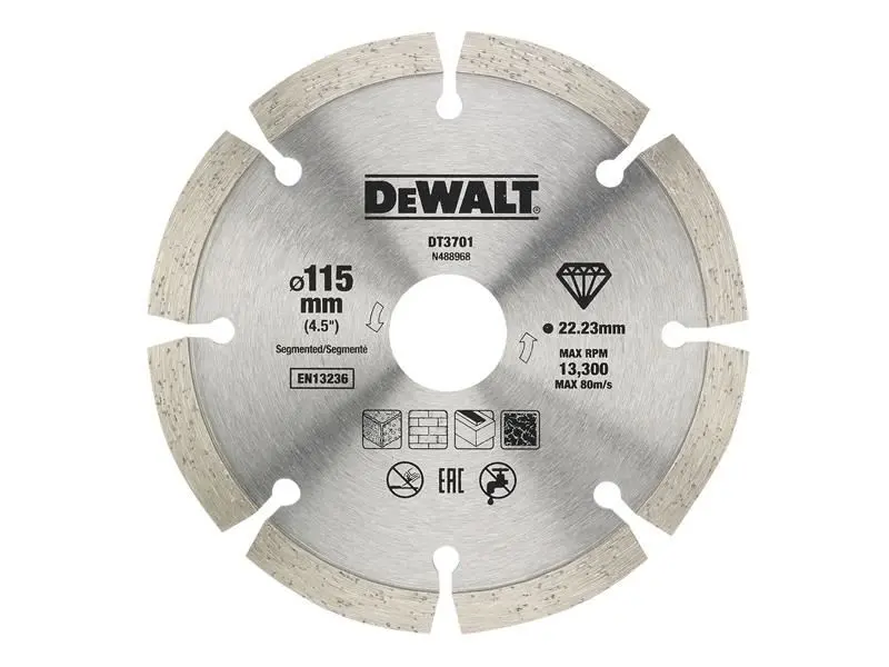 Dewalt 115mm Dry Diamond Blade (2 Pack)