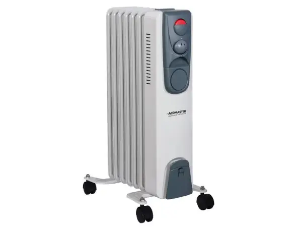 Airmaster Oil Filled Radiator 1.5kW, Slim Design