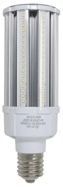 BRIGHT SOURCE 60W LED Corn Bulb, E40, 4000K, 7800lm