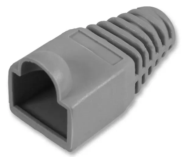 PRO POWER Chránič kabelu RJ45 5mm šedý, balení 10 ks