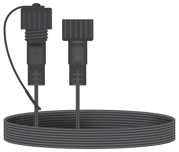 Raraion Extension Cable Male to Female - Black 2.5m