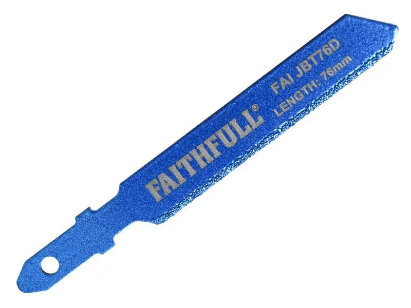 Faithfull Diamond Grit Jigsaw Blade 76mm