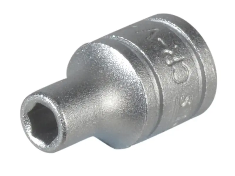 Teng 1/4in Drive Hexagon Socket, 6-Point, 1/4in AF