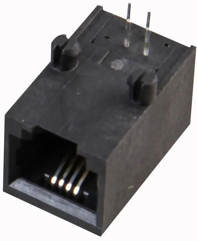 STEWART CONNECTOR Enchufe Modular 6P4C RJ11, Ángulo Recto