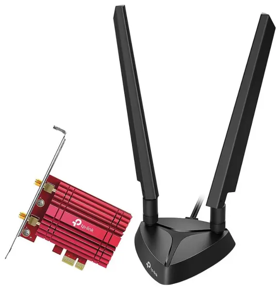 TP-LINK AXE5400 트라이 밴드 WiFi 6E PCIe 어댑터, 블루투스 5.2
