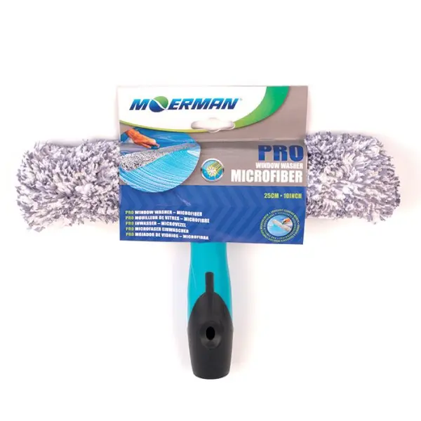 Moerman PRO Fensterreiniger mit Mikrofaser-Manschette 25cm