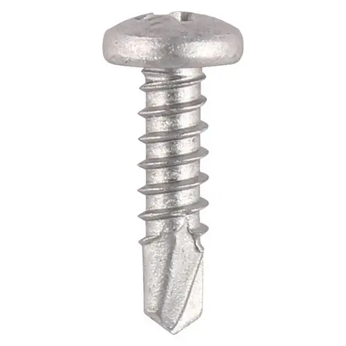 Timco Pan Head Self-Tapping Screws 4.2x13mm, Stainless Steel (1000 Pack)