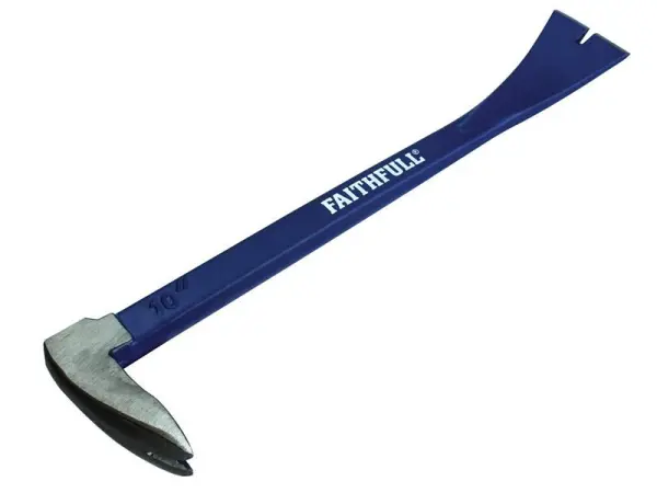 Faithfull Pry Bar/Nail Lifter, Carbon Steel, 250mm (10in)