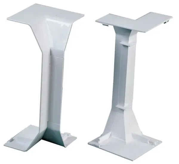 PRO POWER Dado Trunking Internal Bend, White uPVC, Pack of 2