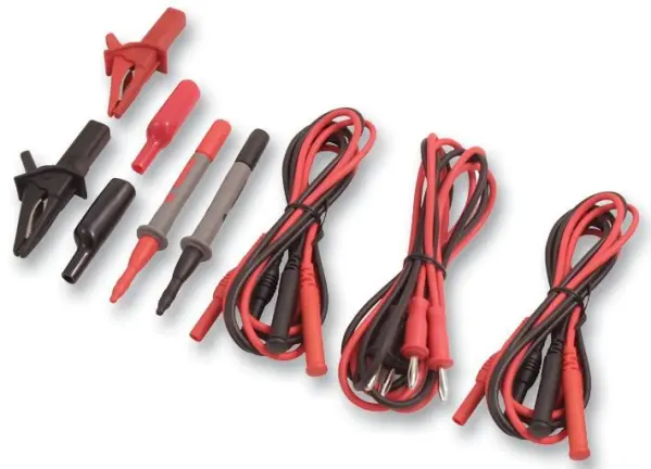 GUNSON 4mm Automotive Test Lead Set with Probes & Crocodile Clips