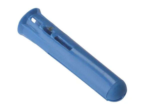 ForgeFix Taco Plástico Azul No.12-14 para Pared, Caja de 1000