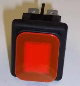 Molveno DPST Red On-Off Illuminated Switch
