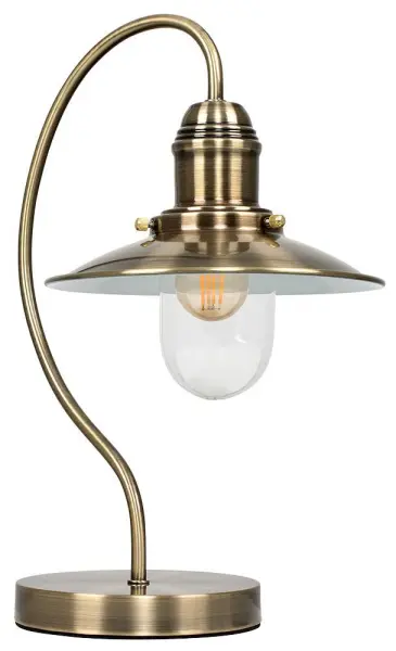 Ukai Fisherman's Touch Desk Lamp, G9, Brass