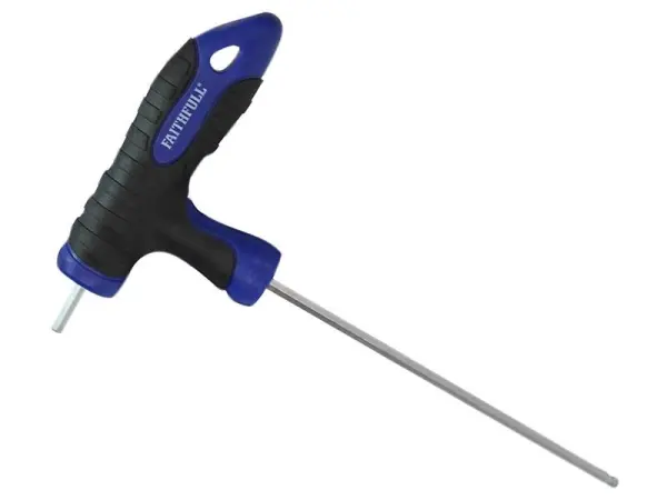Faithfull Llave Allen de Pomo en T con Extremo Esférico 6mm