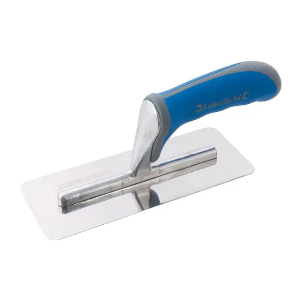 Silverline Mini Plastering Trowel 200mm with Soft-Grip