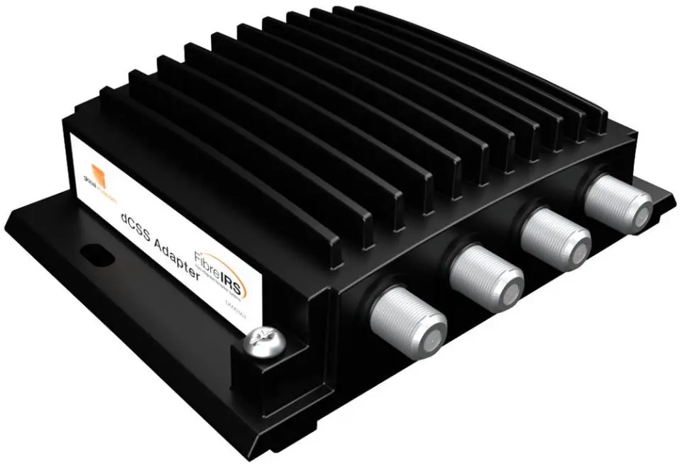 GLOBAL COMMUNICATIONS FibreIRS Sky Q dCSS 어댑터 - 4개 IRS 입력을 2개 dCSS 출력으로 변환