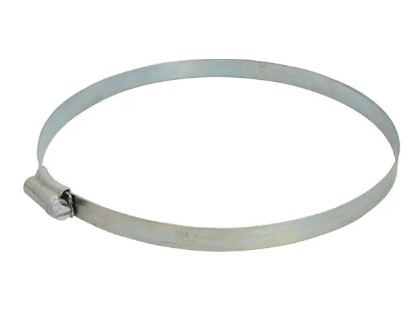 Faithfull 7 Hose Clip, Zinc Plated Steel, 135-165mm