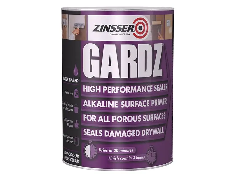 Zinsser Gardz Sealer Primer, 1L, Clear