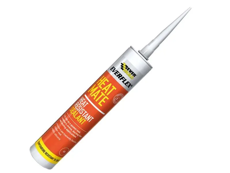 Everbuild Sika - Heat Mate Dichtmasse Schwarz 295ml